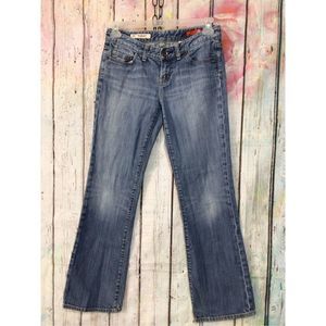 X2 Express Low Rise Boot Cut Distressed Size 6 ~ 💕